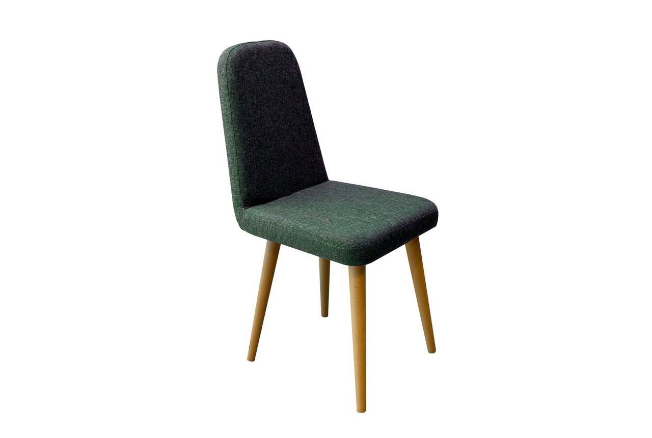Scaun, Hanah Home, Vina Mini 1070, Stejar / Verde - imagine 4